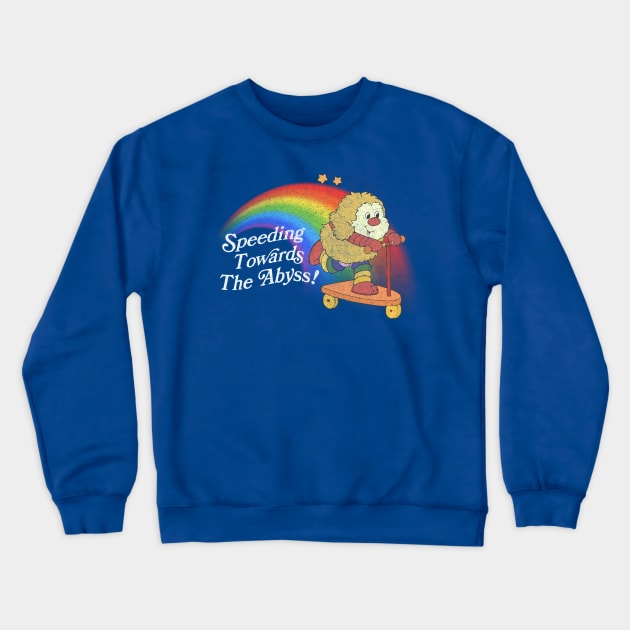 Speeding Towards The Abyss! Crewneck Sweatshirt by DankFutura